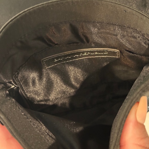 Sparkly black cross body bag Banana Republic GUC - Picture 6 of 6